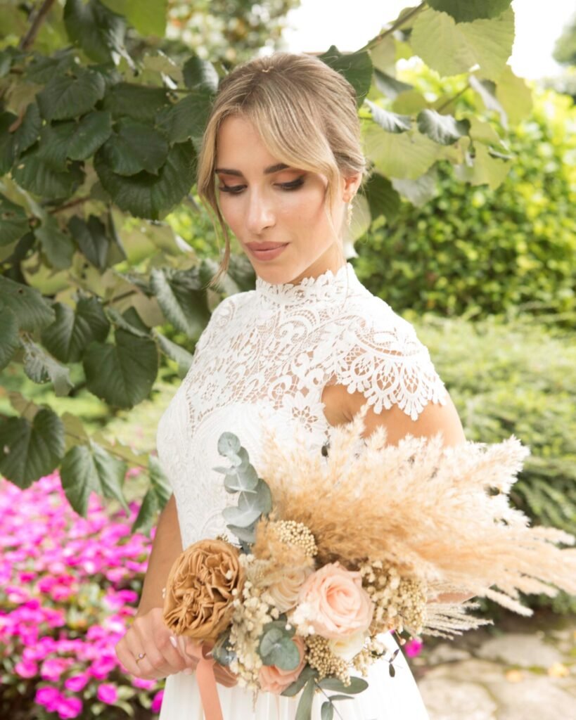 Maquillaje de novia con aerógrafo, resistente al agua y a los roces